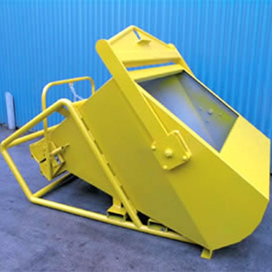 Picture of Hydraulic Concrete Kibble Laydown - 3.0cu.m, Clamshell gate + funnel with lay flat hose Perth